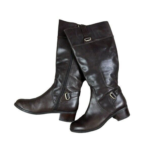 BANDOLINO Riding Style Boots  Women's Size 6  Equestrian Cabezaw Brown Leather - Picture 1 of 10